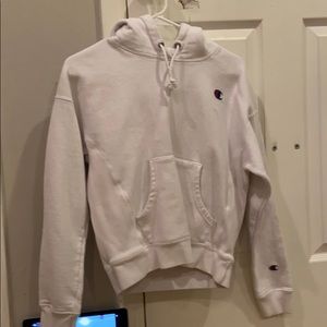 white champion hoodie